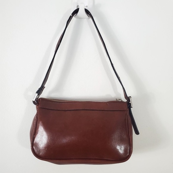 Vintage Y2K Vanwes  brown Banguette  Mini bag - Picture 8 of 13